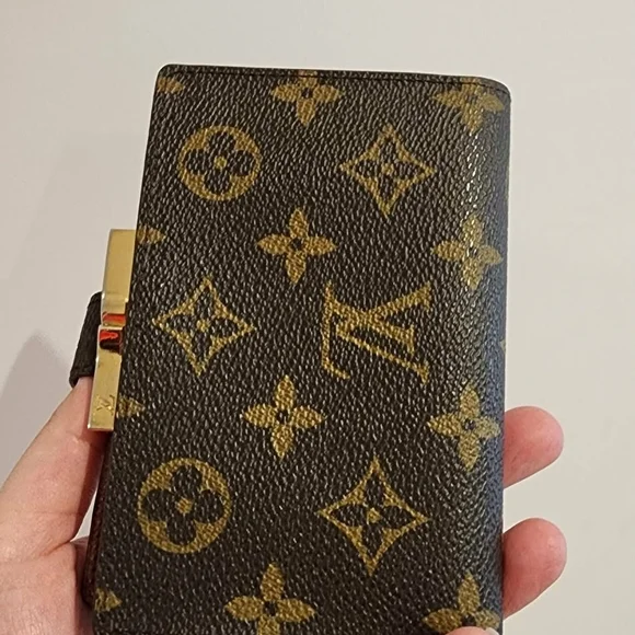 Louis Vuitton Monogram Canvas Card & Key Holder in Brown and Gold - Picture 3 of 8